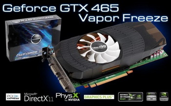 GeForce GTX 465 Vapor freeze